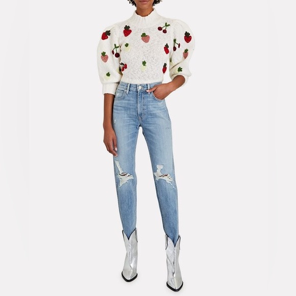 NWT SLVRLAKE Virginia Slim Straight-Leg Jeans - Picture 3 of 11